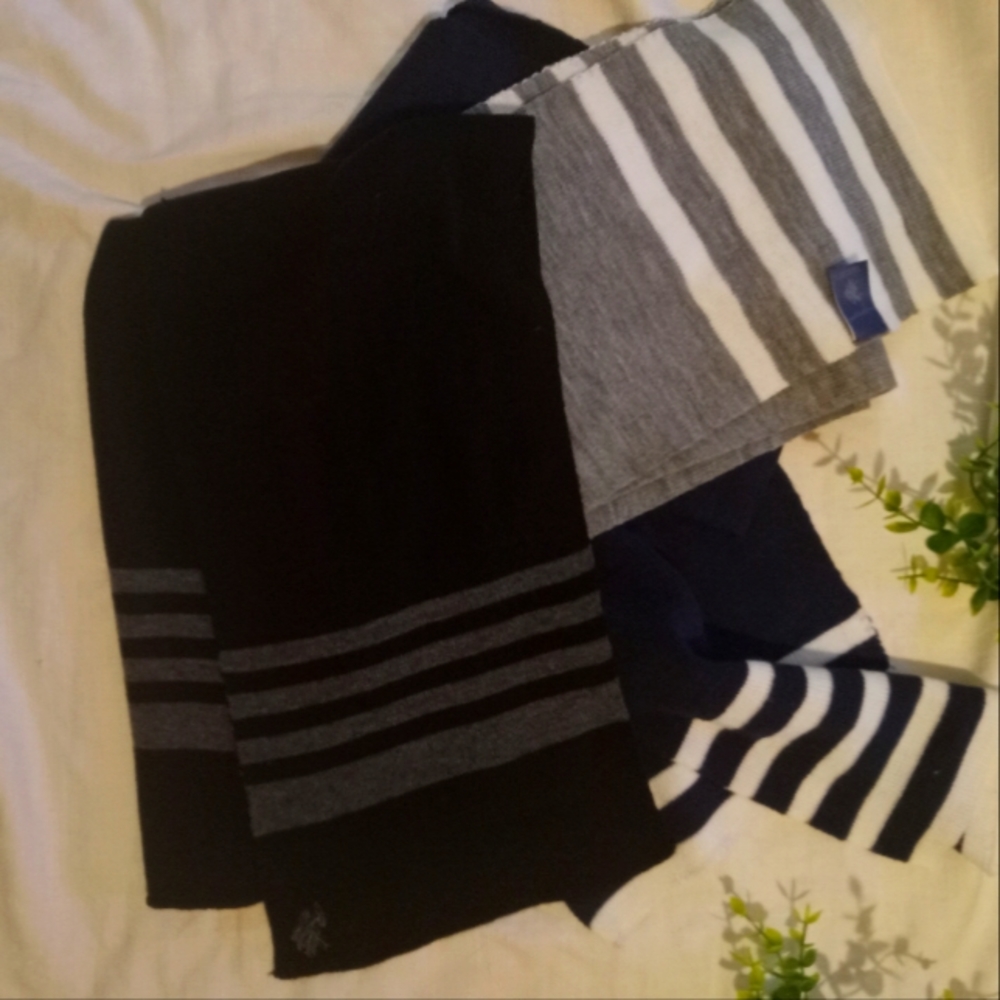 3 polo scarves